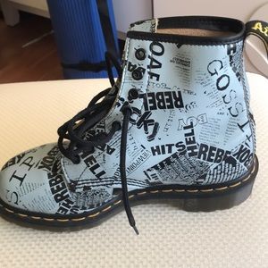 Vintage printed Doc Martins